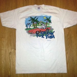 1986 Cruisin for Tuna T-Shirt 80s Sharkie Shirts Beach Surf