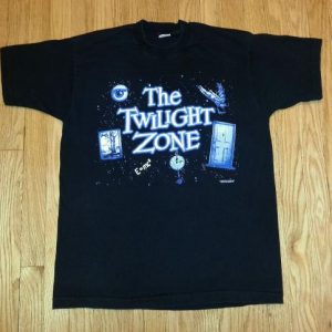 Vintage 90s TWILIGHT ZONE T-Shirt TV Series CBS 1993 Sz L