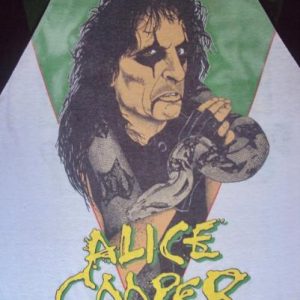 VINTAGE 1986 ALICE COOPER JERSEY T-SHIRT