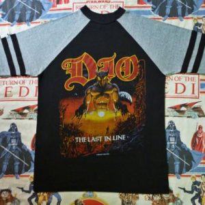 VINTAGE 1984 DIO THE LAST IN LINE TOUR T-SHIRT