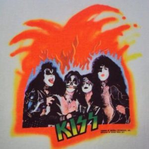 VINTAGE 1977 KISS JAPAN PROMO TOUR T SHIRT