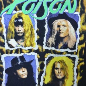 VINTAGE POISON FLESH & BLOOD TOUR T-SHIRT