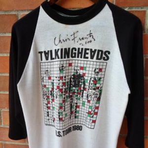 VINTAGE 1980 TALKING HEADS US TOUR JERSEY T-SHIRT