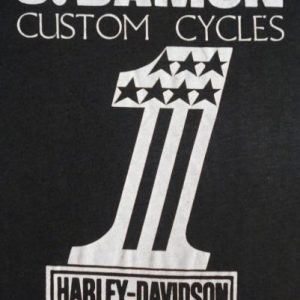 VINTAGE 70S HARLEY DAVIDSON #1 T-SHIRT