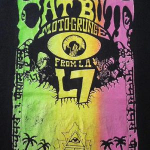 VINTAGE 1989 CAT BUTT & L7 MOTOGRUNGE SUBPOP TOUR T-SHIRT