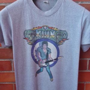 VINTAGE 1982 THE GREG KIHN BAND ROCK N ROLL TOUR T-SHIRT