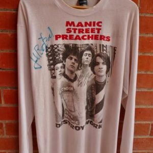 VINTAGE MANIC STREET PREACHERS DESTROY WORK T-SHIRT