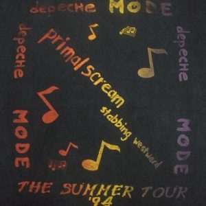 VINTAGE DEPECHE MODE PRIMAL SCREAM STABBING WESTWARD