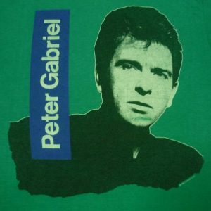 VINTAGE 1986 PETER GABRIEL T-SHIRT