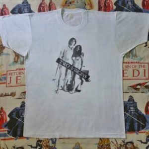 1980S JOHN LENNON YOKO ONO TWO VIRGINS T-SHIRT