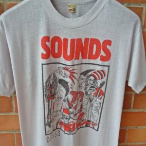 VINTAGE 1983 SOUNDS MAGAZINE PUNK MODS SKINHEAD CONCERT