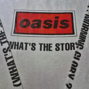 VINTAGE 90S OASIS WHAT'S THE STORY MORNING GLORY T-SHIRT