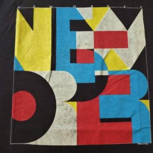 RARE VINTAGE 1988 NEW ORDER T-SHIRT TOUR