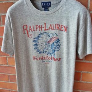 VINTAGE RALPH LAUREN INDIAN HEAD T-SHIRT