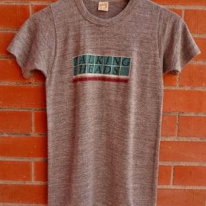 VINTAGE 1978 TALKING HEADS BUILDING AND FOOD T-SHIRT