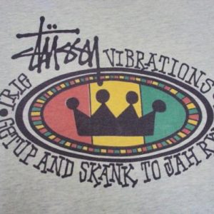 VINTAGE 80'S STUSSY IRIE VIBRATIONS