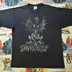 VINTAGE 1992 SKINNY PUPPY LAST RIGHTS TOUR T-SHIRT