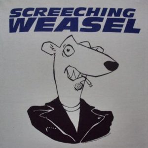 VINTAGE 1994 SCREECHING WEASEL T-SHIRT