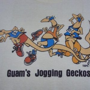 VINTAGE 70'S GECKOS GUAM JOGGING T-SHIRT