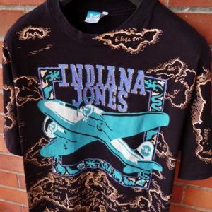 VINTAGE 1989/90 INDIANA JONES DISNEYS T-SHIRT