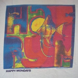 VINTAGE 1988 HAPPY MONDAYS T-SHIRT