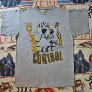 VINTAGE 1984 THE CLASH OUT OF CONTROL TOUR T-SHIRT