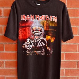 Vintage 1993 IRON MAIDEN A Real Dead One 666 Fm T-Shirt