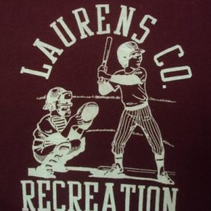 VINTAGE LAURENS CO. RECREATION BASEBALL T-SHIRT