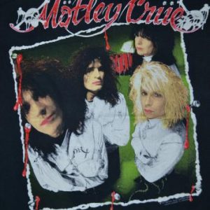 Vintage 1989 MOTLEY CRUE Dr Feelgood Crue Fans T-shirt