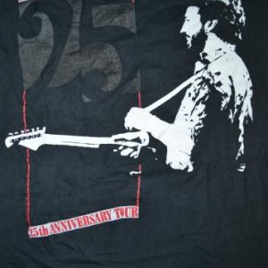 Vintage 1988 ERIC CLAPTON 25th Anniversary Tour T-shirt