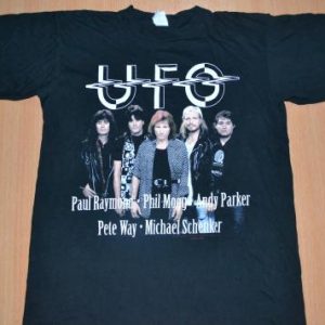 Vintage 1993 UFO MSG Michael Schenker T-shirt