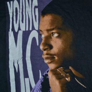 Vintage 1990 YOUNG MC Stone Cold Rhymin Hip Hop Tour T-shirt