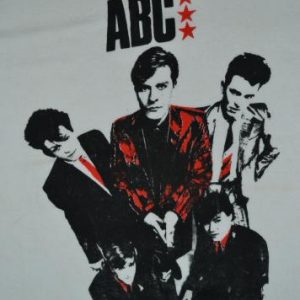 Vintage 1982 ABC Tour Concert Promo New Wave t-shirt