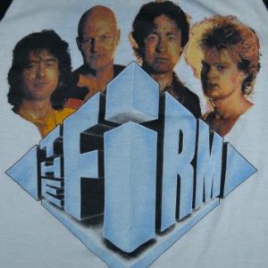 VINTAGE 1985 THE FIRM CONCERT TOUR BASEBALL JERSEY T-SHIRT