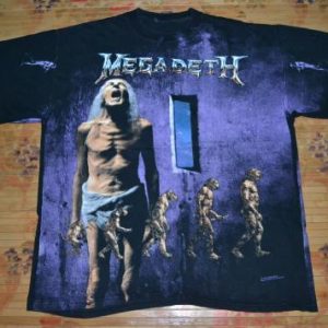 Vintage 1992 MEGADETH Countdown to Extinction Concert Tshirt