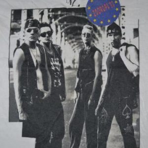 VINTAGE 1993 U2 ZOOROPA CONCERT TOUR PROMO T-SHIRT