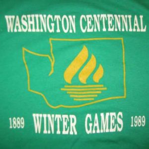 Vintage 1989 Washington centennial t-shirt, L XL