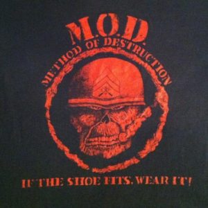 Vintage 1980's MOD M.O.D. thrash metal t-shirt