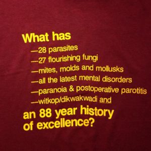 Vintage 1980's medical dictionary t-shirt