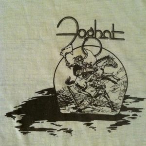 Vintage 1978 Foghat world tour t-shirt