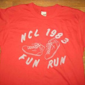 Vintage 1983 Fun Run t-shirt, L-XL, Screen Stars, marathon