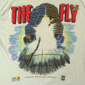 Vintage 1986 The Fly David Cronenberg horror movie t-shirt