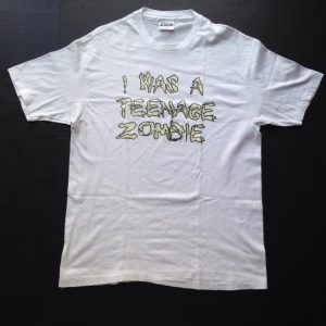 Vintage 1980's I Was A Teenage Zombie horror movie t-shirt