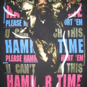 1990 vintage M.C. Hammer t-shirt, L-XL