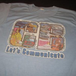 Vintage 1970's awesome CB radio t-shirt, soft & thin