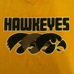 Vintage 1980's Iowa Hawkeyes collegiate t-shirt