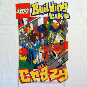 Vintage 1990's Legos building blocks toys t-shirt