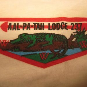 Vintage 1980's Florida Boy Scouts ringer t-shirt, large