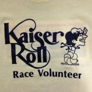 Vintage 1980's Kaiser Roll marathon t-shirt