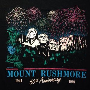 Vintage Mount Rushmore 50th anniversary t-shirt